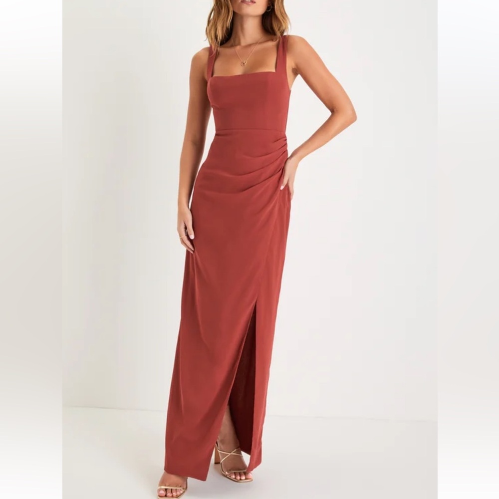 Lulu’s Terracotta Formal Gown